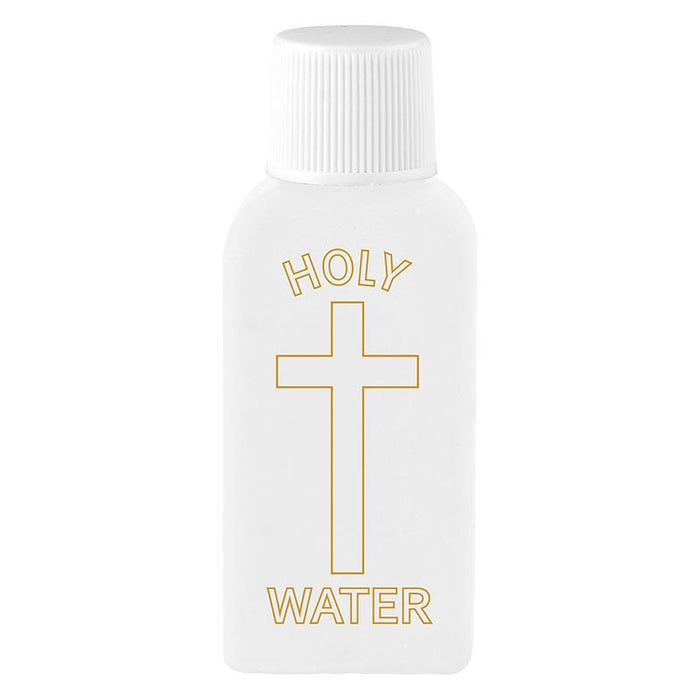 Sacred Heart Holy Water Bottle with Holder