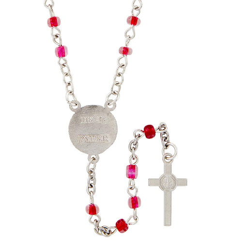 Sacred Heart Rosary With Window Card