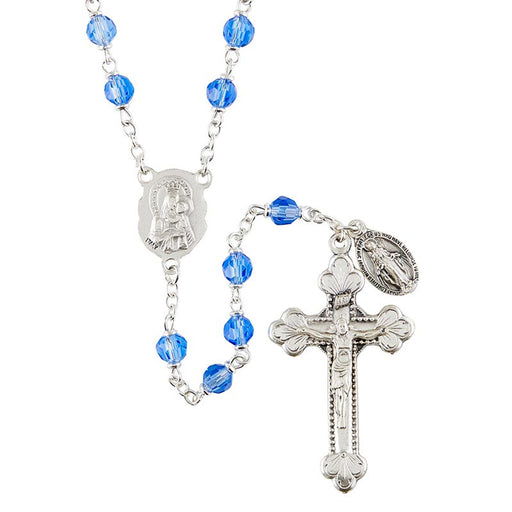 Sacred Heart Vienna Cielo Rosary With Miraculous Medal Dangle