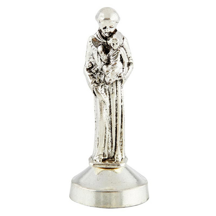Saint Anthony Silver Figurine - 12 Pieces Per Package