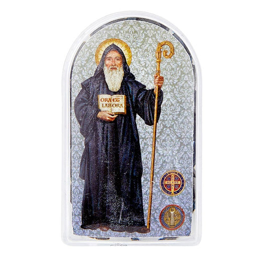 Saint Benedict Cord Rosary With Arched Box