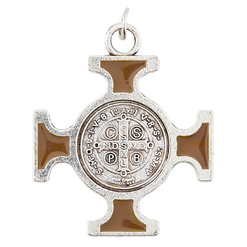 Saint Benedict Medals - Brown Cross — Agapao Store