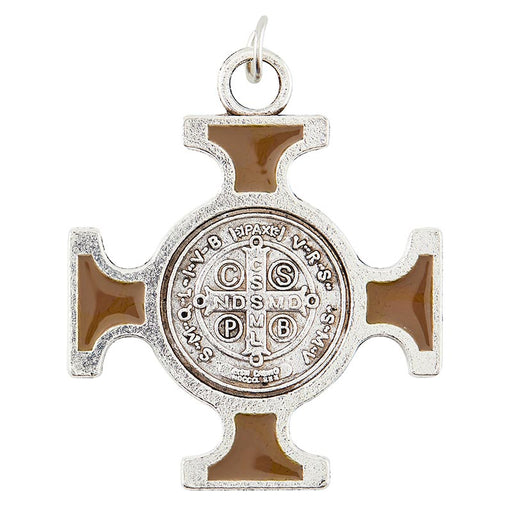 Saint Benedict Medals - Brown Cross
