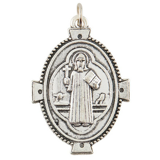 Saint Benedict Silver Medal - 12 Pieces Per Package