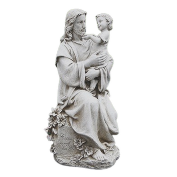 Jesus With Child Garden Statue
