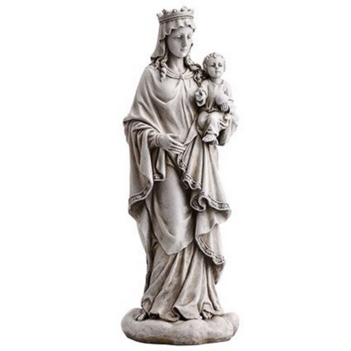 18" H Madonna & Child Statue Garden Statue