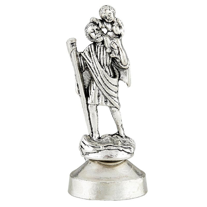 Saint Christopher Silver Figurine