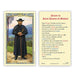 Laminated Holy Card St. Damien of Molokai - 25 Pieces Per Package