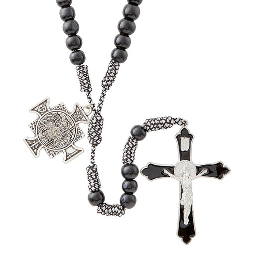Saint Michael Black Rosary