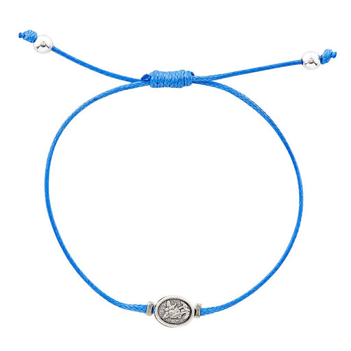 Saint Michael Charm Adjustable Bracelet - 12 Pieces Per Package