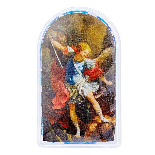 Saint Michael Cord Rosary With Arched Box
