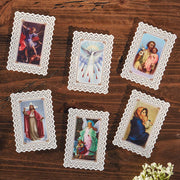 Saint Michael Prayer Lace Holy Card