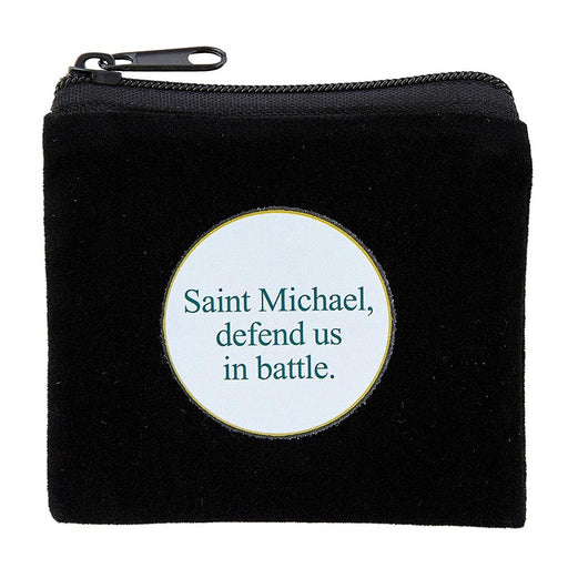 Saint Michael Printed Rosary Case - 24 Pieces Per Package