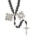 Saint Michael Spiritual Warrior Rosary - Black