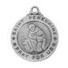 Saint Peregrine Pewter Medal with 18" Chain