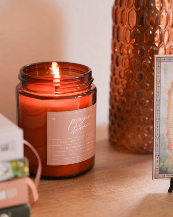 Prayer Time // Saintly Scents Candle inspired by the Blessed Mother