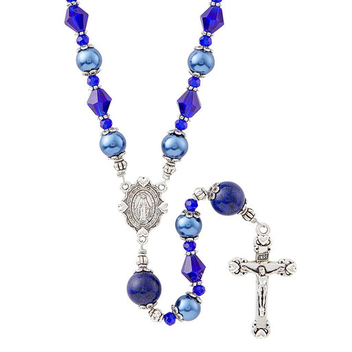 Sapphire Rosary - Amore Mio Collection