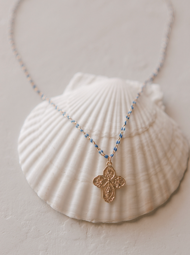 Four Way Cross Necklace - Grotto Chain