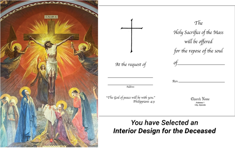 MC 49 Stock Mass Card – Eternal Father | Catholic Parish Mass Cards 4x6 & 5x7