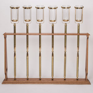 Set of 6 Torches with Base Stand