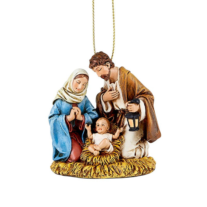 Silent Night Ornament -  The Holy Family Ornament