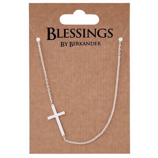 Silver Necklace with Cross Pendant