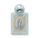 Silver Plated Embossed Our Lady of Guadalupe Glass Water Bottle