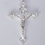 Silver Plated Hanging Wall Crucifix