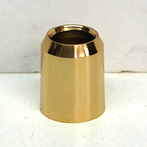 Smooth Brass Candle Follower