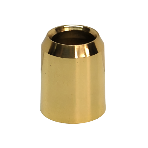 Smooth Brass Candle Follower