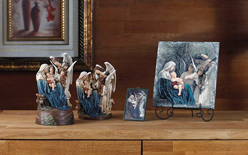 9" H Songs of Angel Madonna & Child Musical Statue