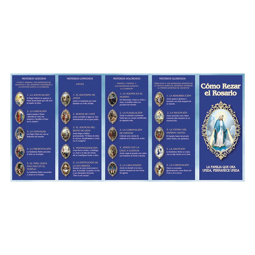 Spanish How to Pray the Rosary Pamphlet - 100/pk (Como Rezar el Rosario)