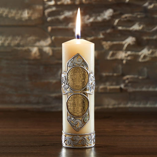 4-3/4" H St. Benedict Devotional Candle