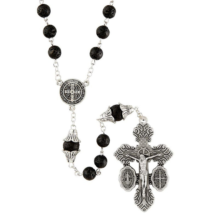 23" St. Benedict Dual Medal Crucifix Rosary