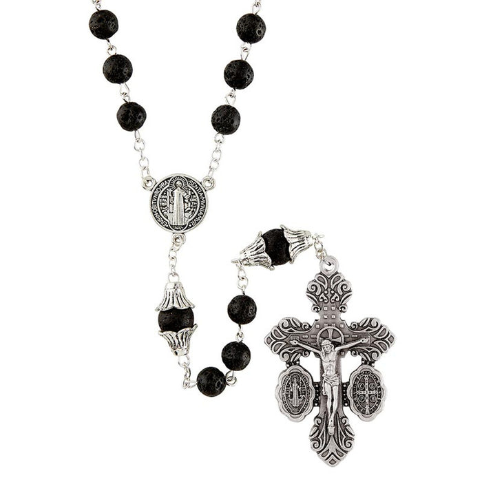 23" St. Benedict Dual Medal Crucifix Rosary