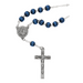 St. Christopher Auto Rosary with 8mm Wood Bead
