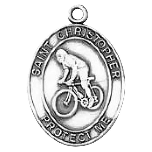 St. Christopher Medal - Men Biking Medal