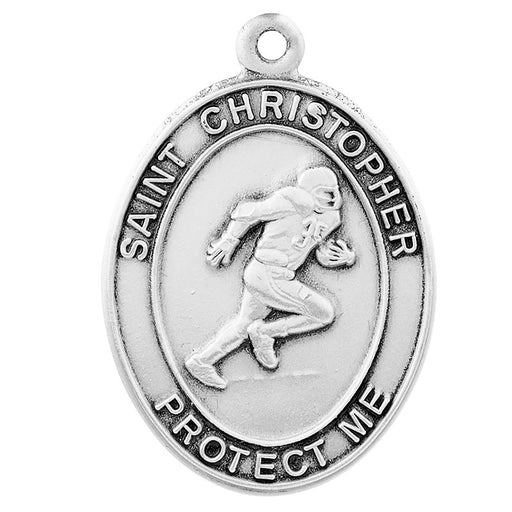 St. Christopher Medal - Men Football Medal