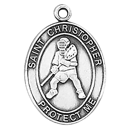 St. Christopher Medal - Men Lacrosse Medal