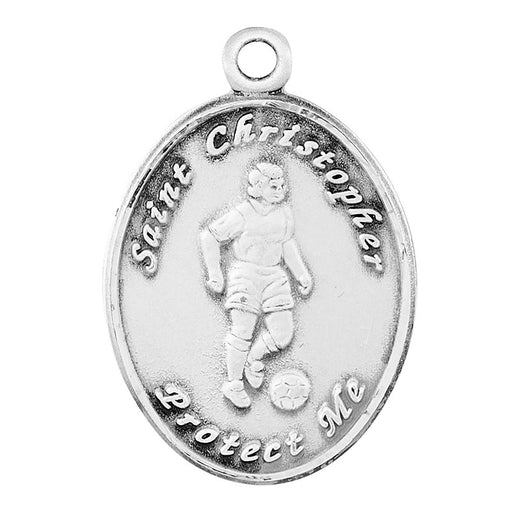 St. Christopher Medal -  Women Soccer Medal