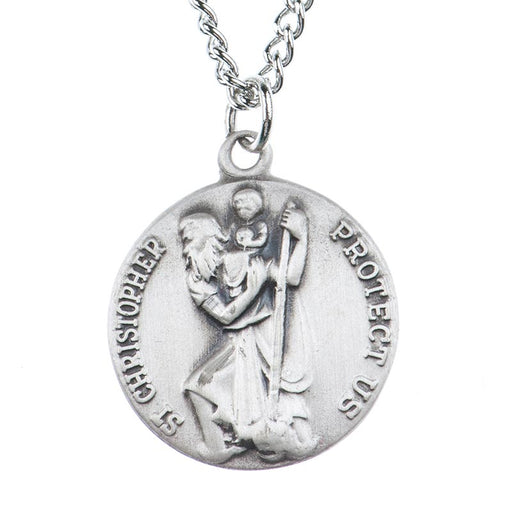 St. Christopher Medal with 18" Chain