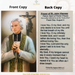 St. John Vianney Laminated Prayer Card - 12 Pcs