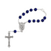 St. Michael Blue Auto Rosary Military Protection St. Michael Armed Forces Protection Armed Forces Guidance