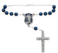 St. Michael Police Gift Set - Auto Rosary, Chaplet, Rosary, Visor Clip And Prayer Card With Holy Medal