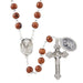 St. Christopher Coco Bead Rosary