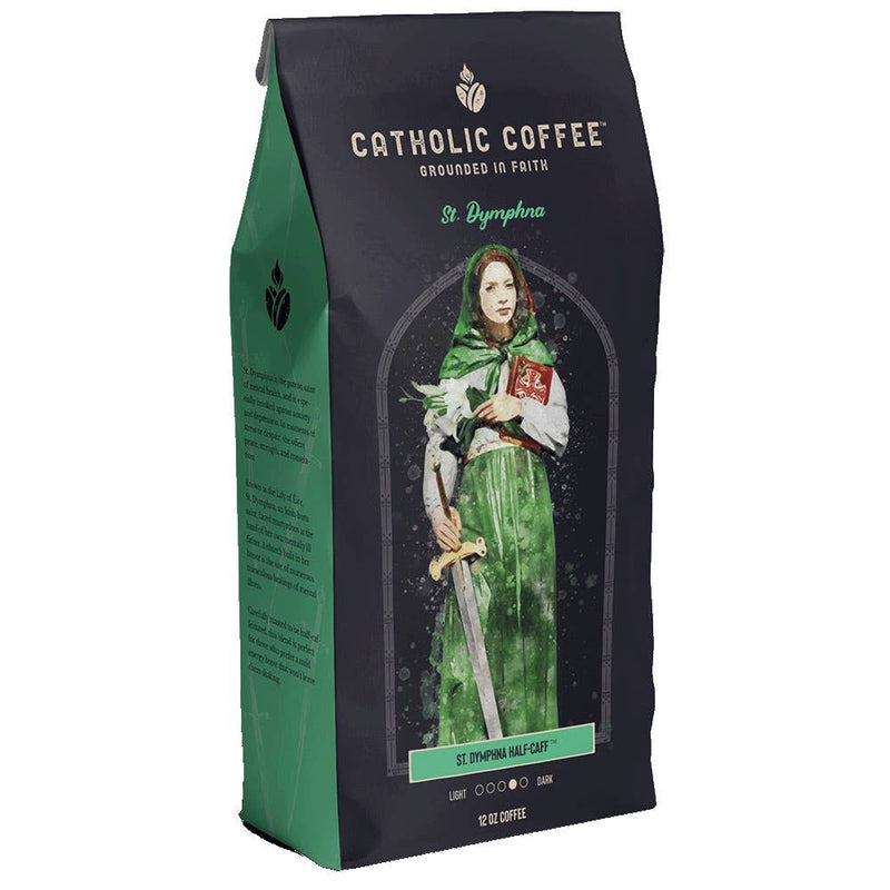St. Dymphna 50/50 Half-Caff Coffee – Medium Roast Blend