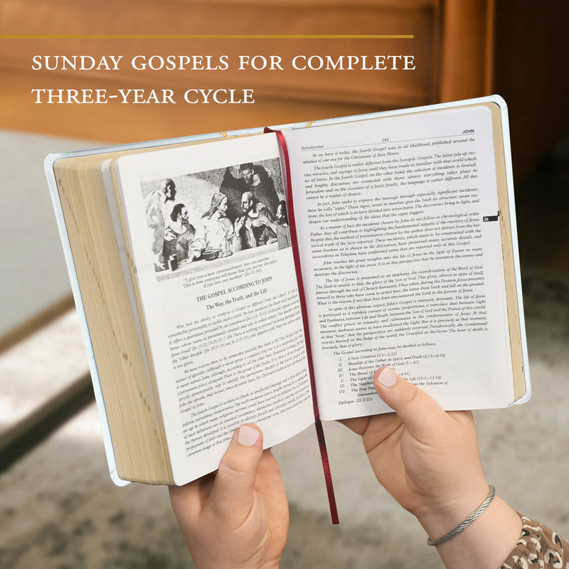 St. Joseph New Catholic Bible (Gift Edition-Personal Size) - White Bonded Leather