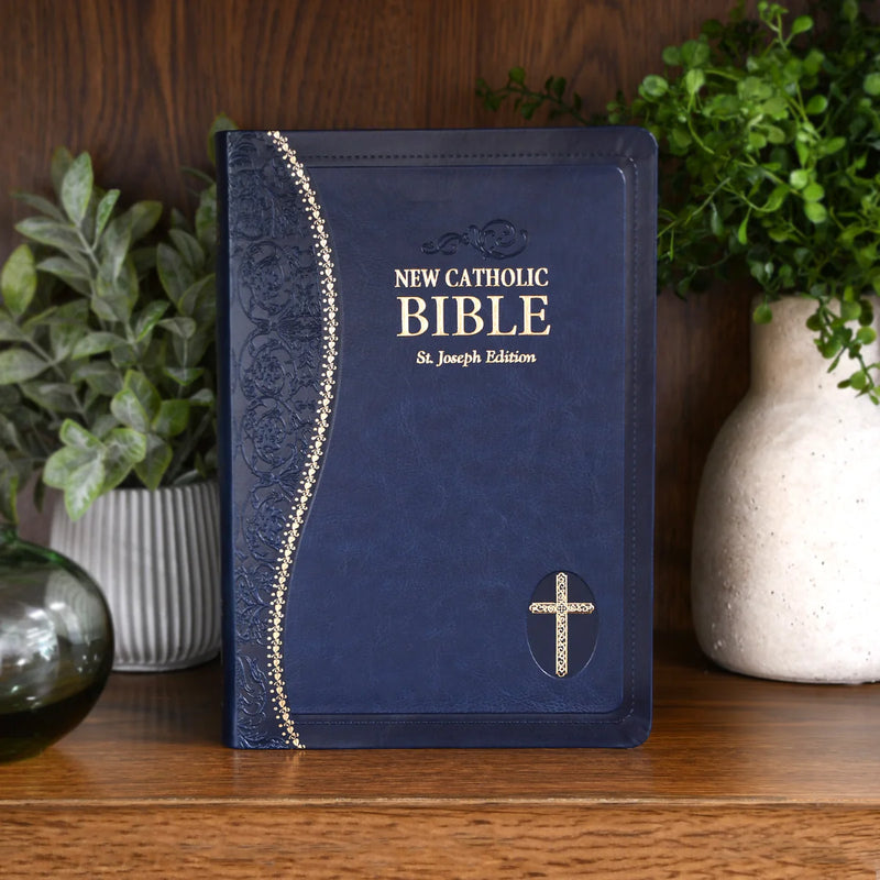 St. Joseph New Catholic Bible (Gift Edition-Personal Size) - Blue Dura-Lux