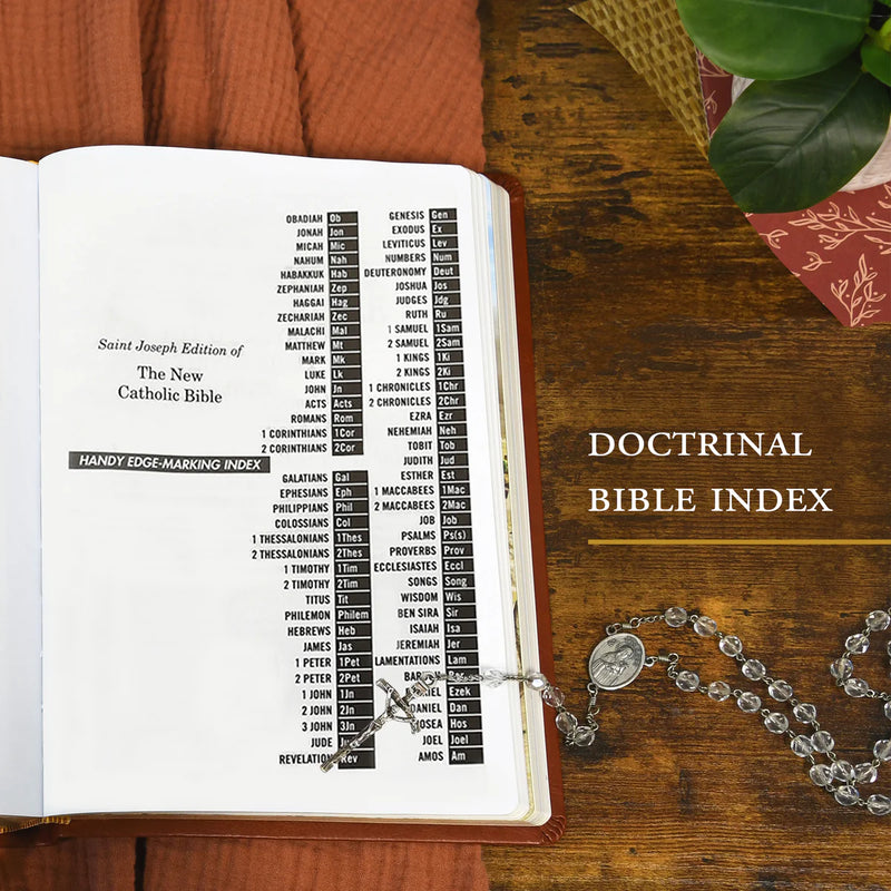 St. Joseph New Catholic Bible (Gift Edition-Personal Size) - White Bonded Leather