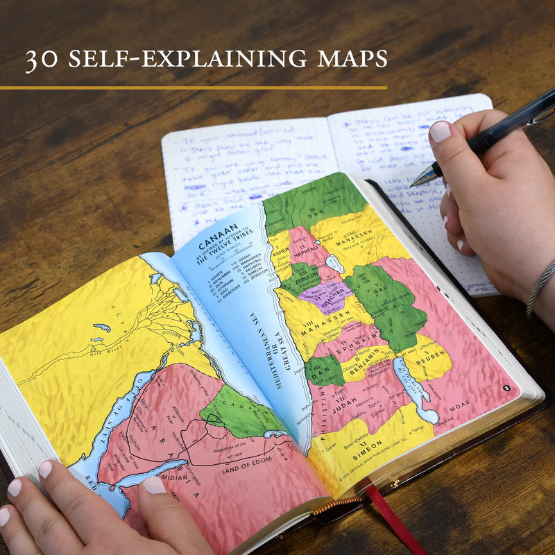 Nueva Biblia Católica de San José (Edición de regalo-Tamaño personal) - Dura-Lux blanco